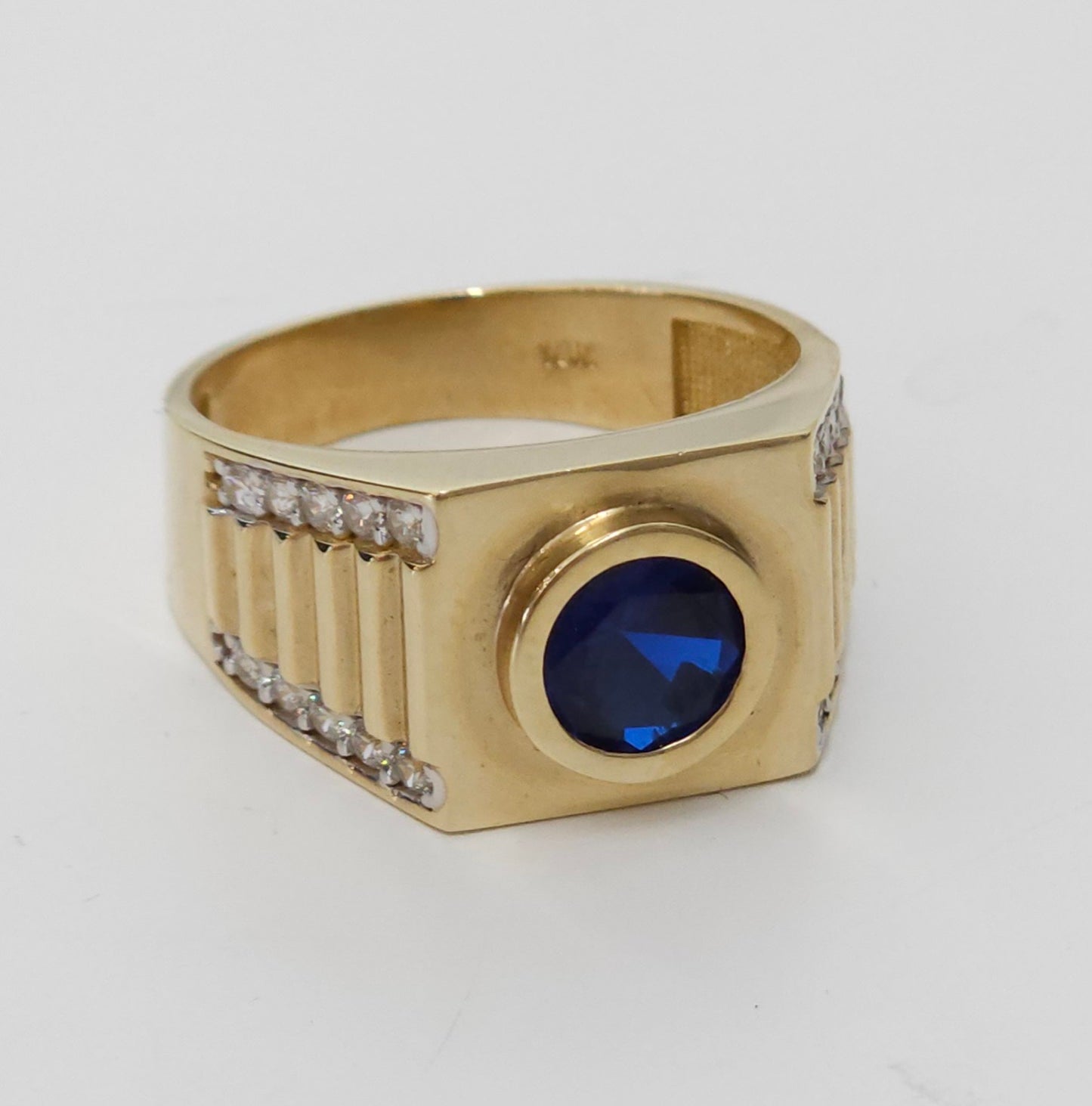 Blue Zirconia Ring