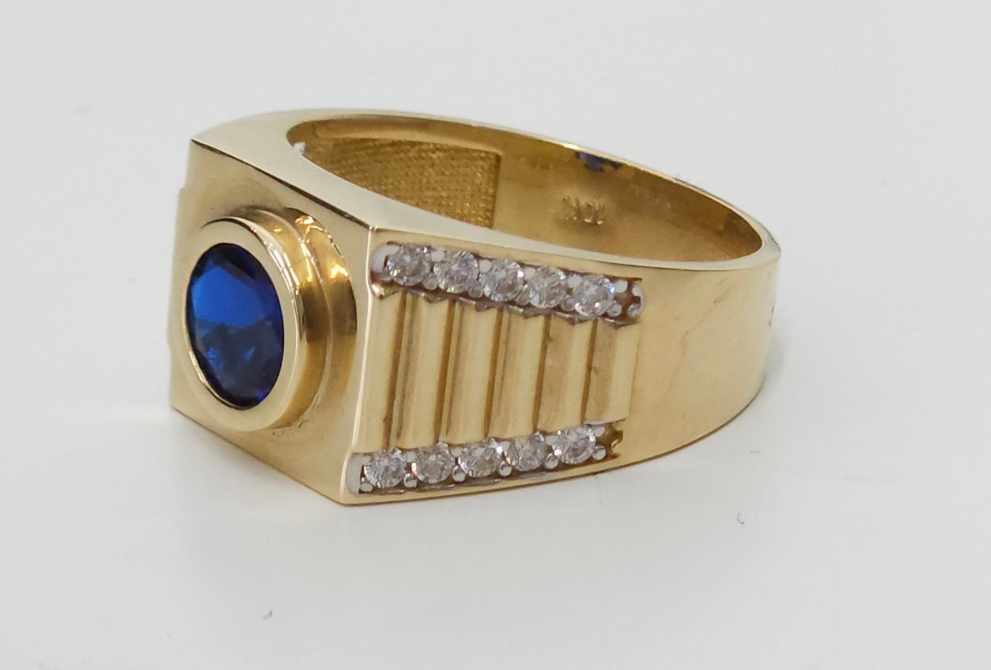 Blue Zirconia Ring