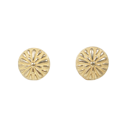 Omega Flower Earrings